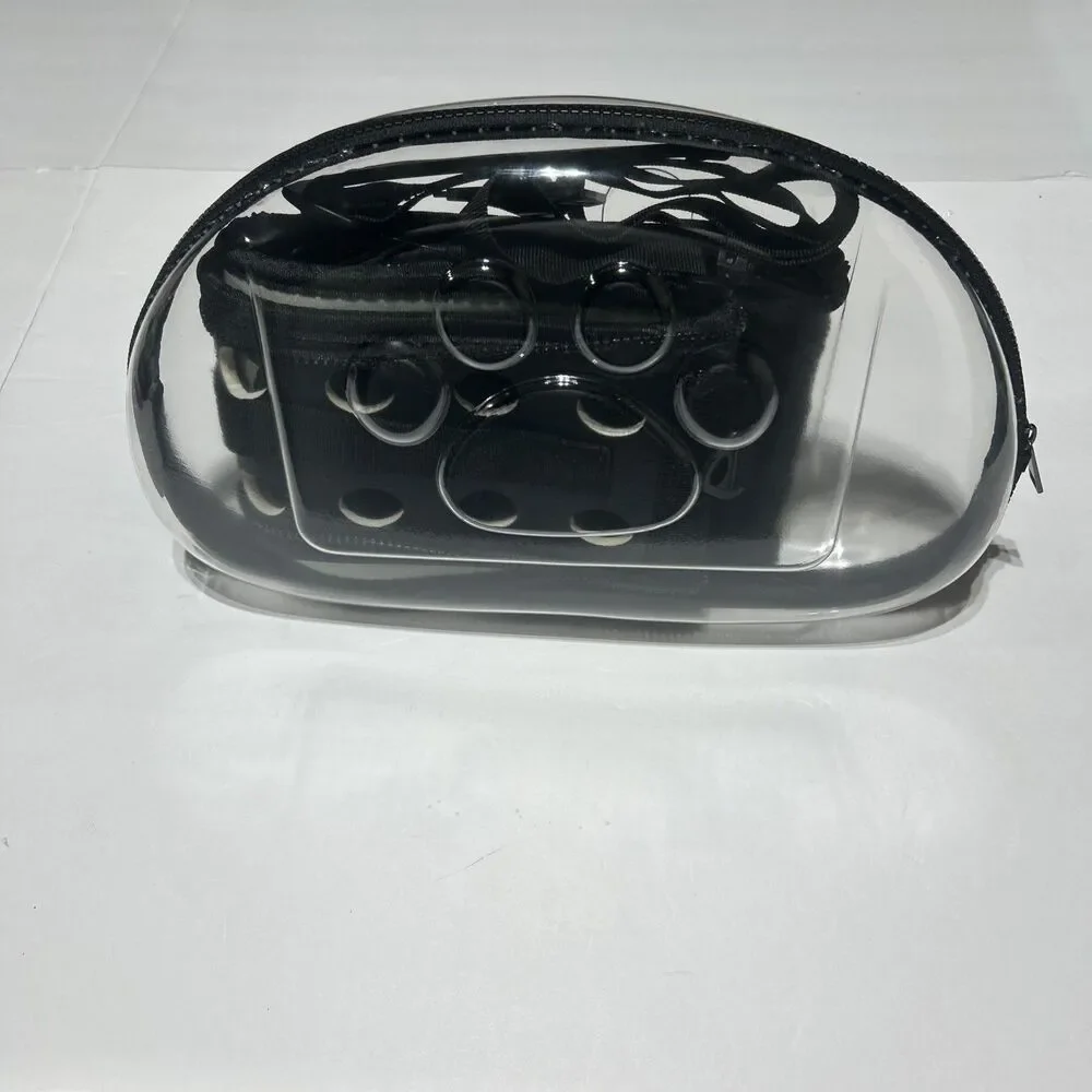 Portable Clear Pet Carrier Bag for Cat or Small Dog Breathable Travel Tote
